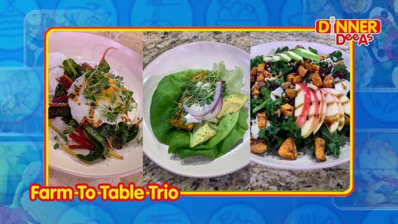 3 EASY Farm to Table Recipes! Autumn Salad, Lettuce Wraps & Garlicky Swiss Chard (Dinner DeeAs)