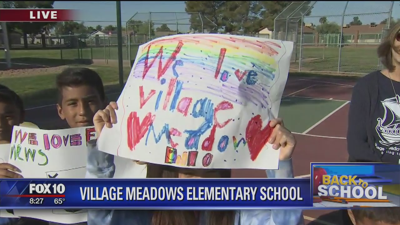 Back to school: Village Meadows Elementary School