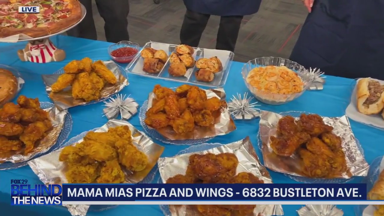 FOX 29 Behind The News: What For Dinner? - Mama Mias Pizza & Wings