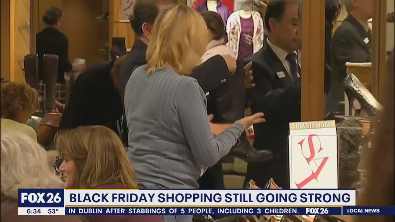 Black Friday shopping still going strong