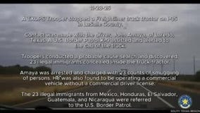 DPS Finds 23 Illegal Immigrants Stuffed Inside Truck Cab in La Salle Co.