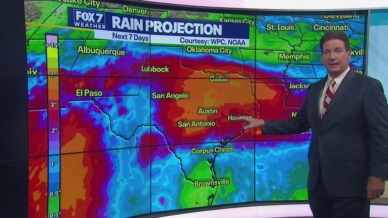 Rain ends long dry spell in Austin-area, more expected