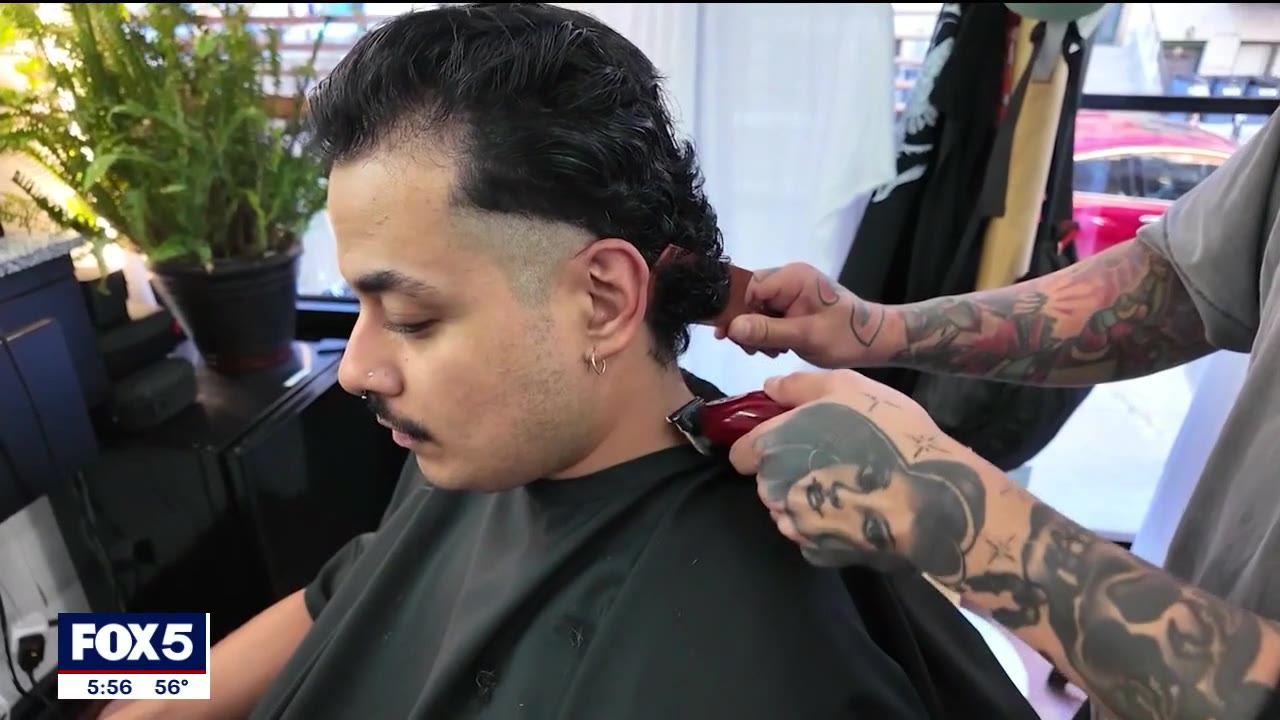 Short in front, party in back: the mini mullet makes a comeback