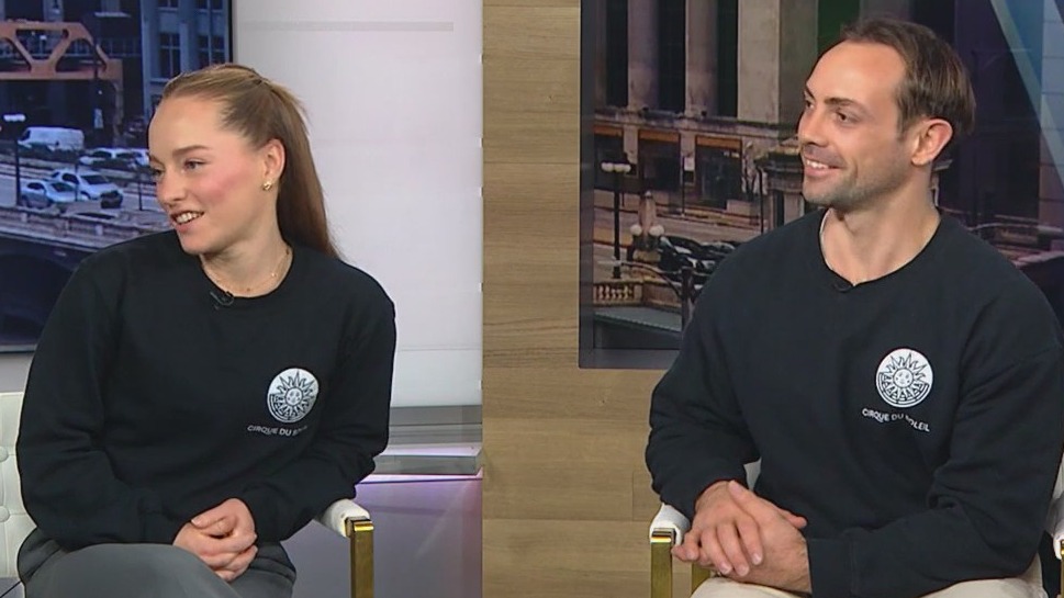 Cirque du Soleil performers preview 'Twas the Night Before at Chicago Theatre