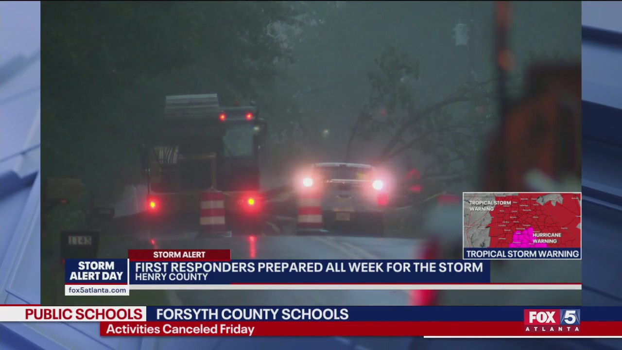 First responders prepared to deal with Helene | FOX 5 Atlanta