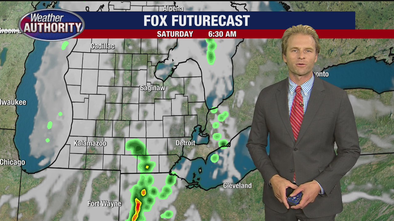 Milder day after stretch of heat