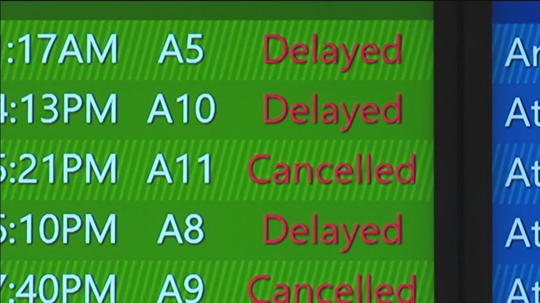 More than half of TPA flights delayed as travel disruptions continue