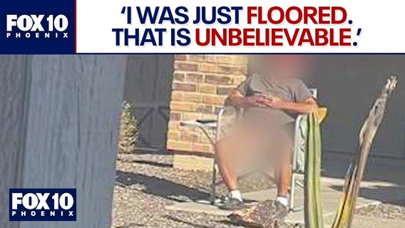 San Tan Valley neighbor accused of going nude below the waist in driveway