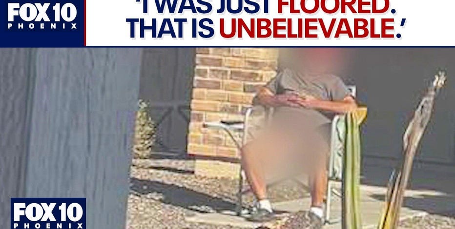 San Tan Valley neighbor accused of going nude below the waist in driveway