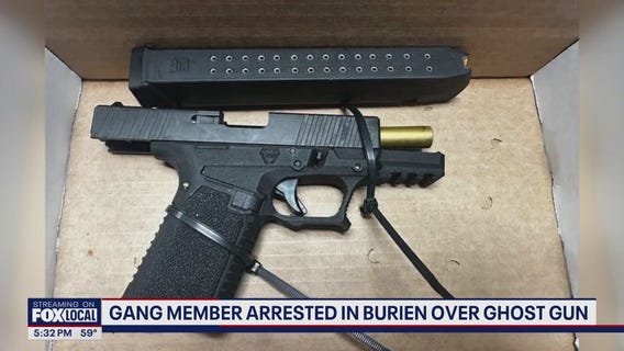 Burien police: Gang member detained with ghost gun