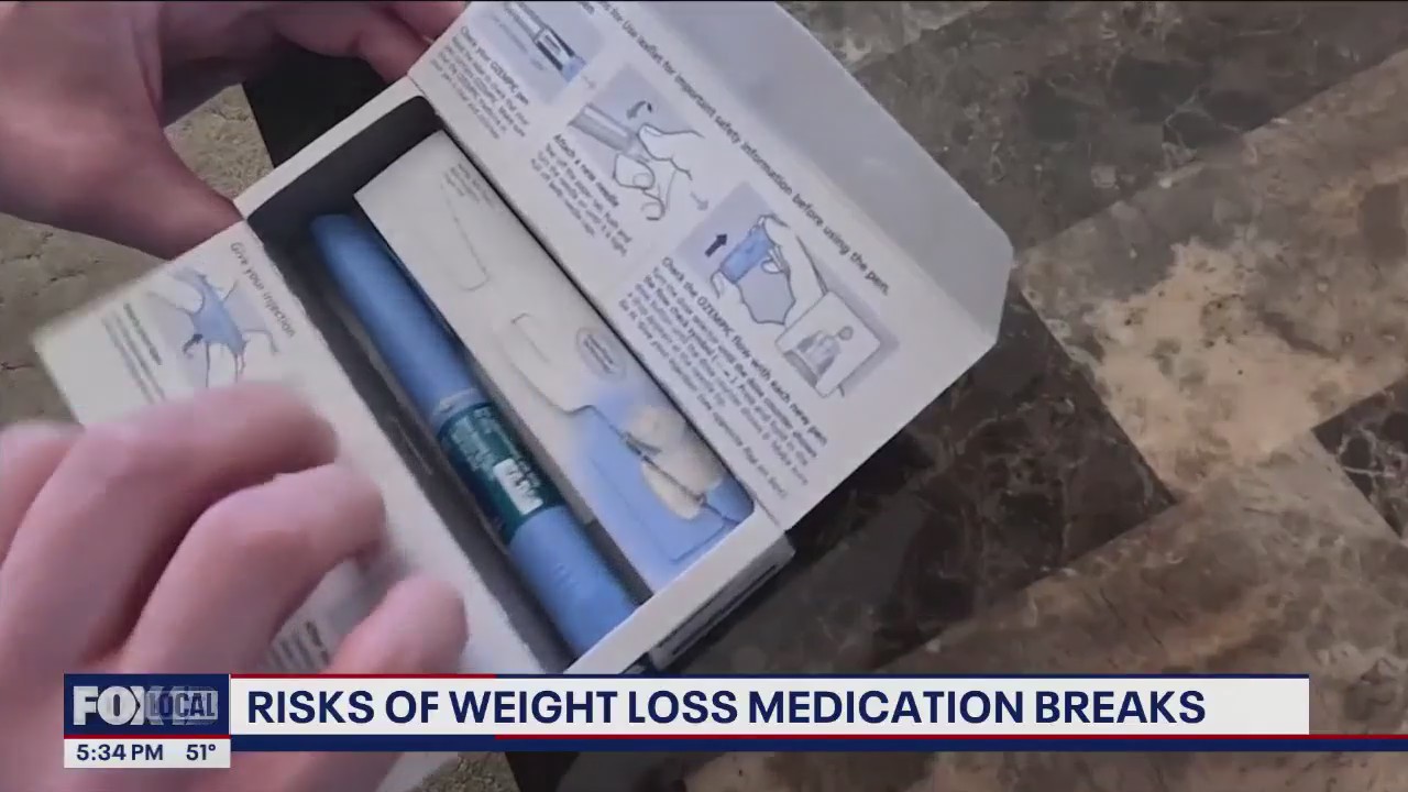 Risks of weight loss medication breaks