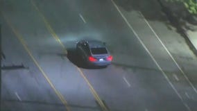 Suspected stolen car leads 15-min police chase