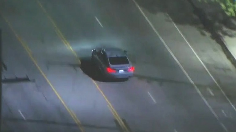 Suspected stolen car leads 15-min police chase