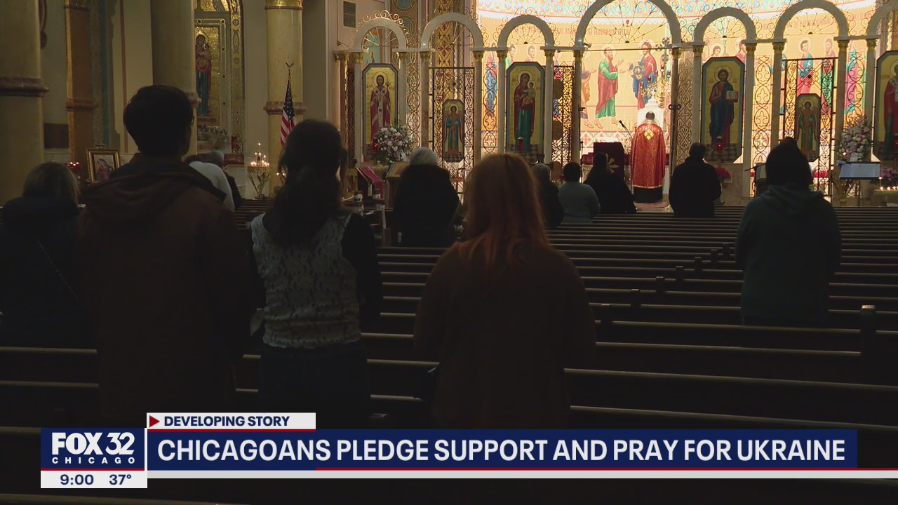 Chicagoans pledge support and pray for Ukraine