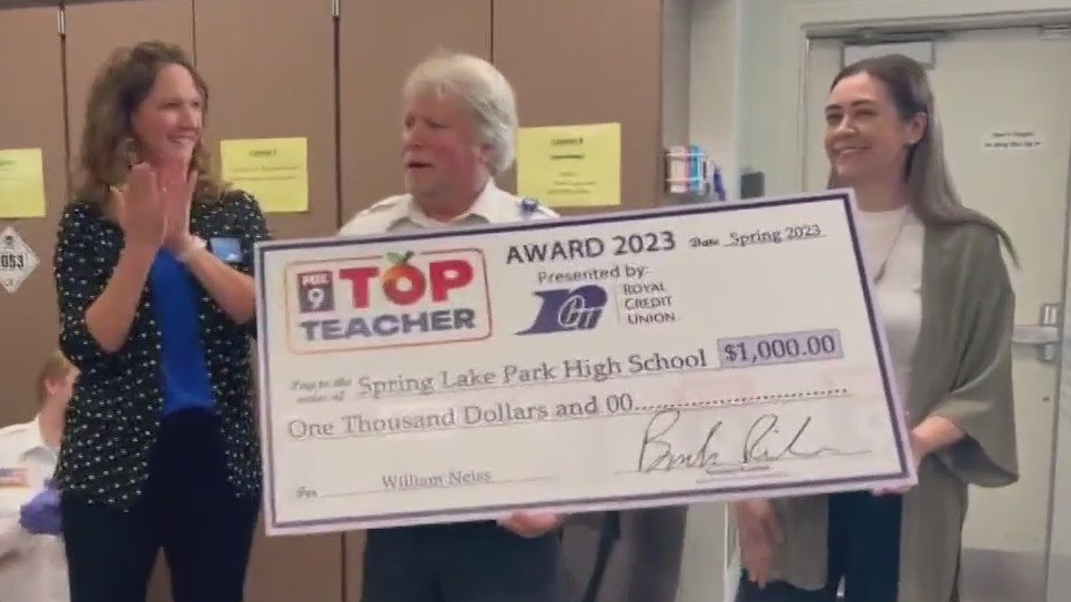 William Neiss, Spring Lake Park High School: Top Teacher