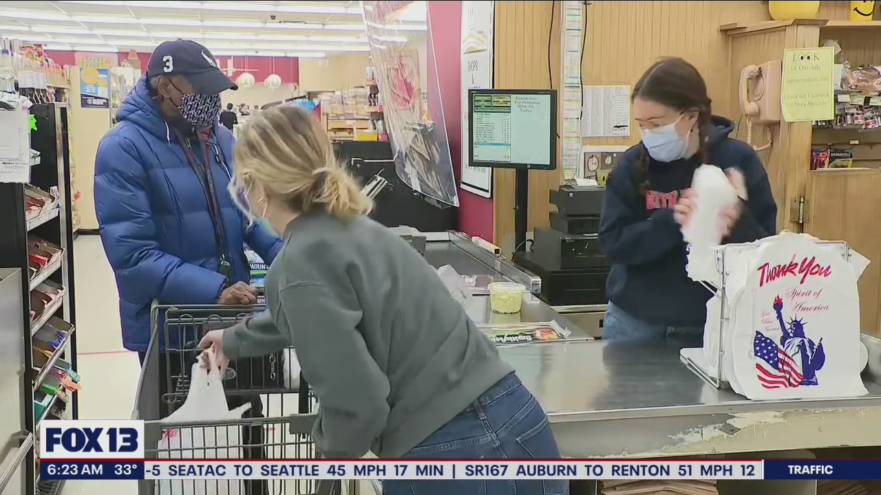 Hazard pay remains in place for Seattle grocery workers