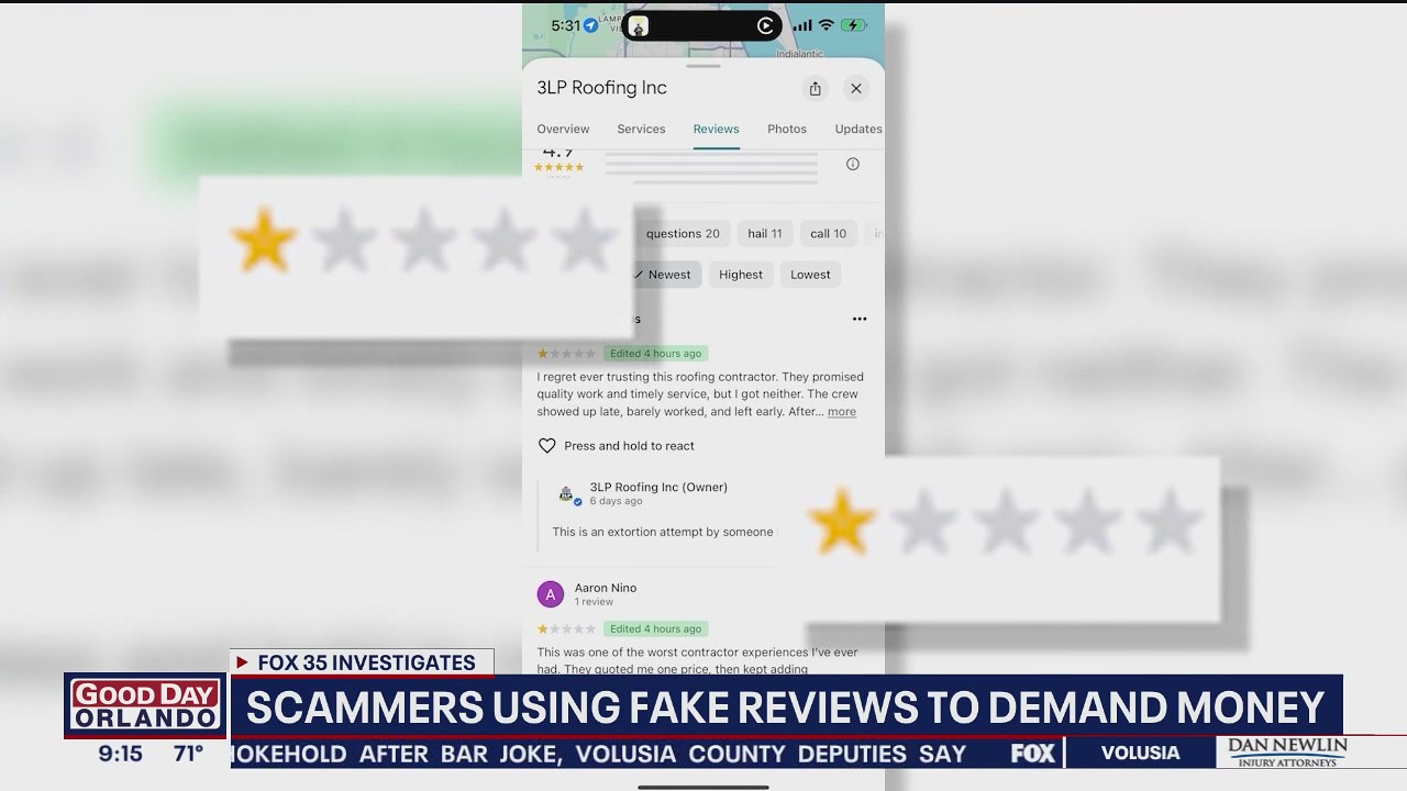 New Scam: Fraudsters hijacking business online reviews