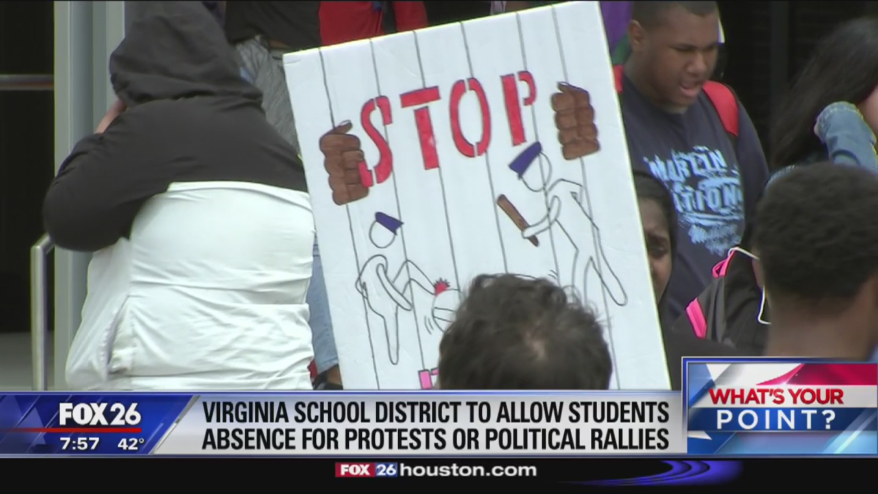 WYP A school board approves releasing students to attend one civic protest a year
