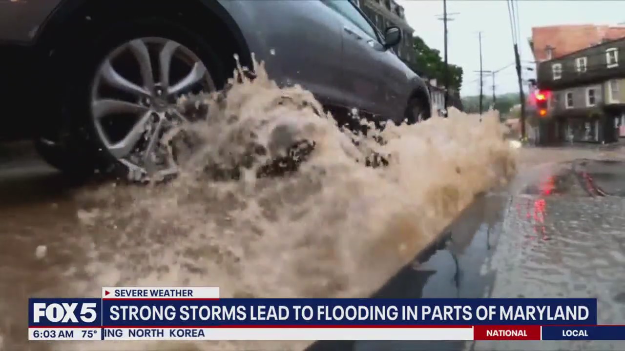 Strong storms flood parts of DMV | FOX 5 DC