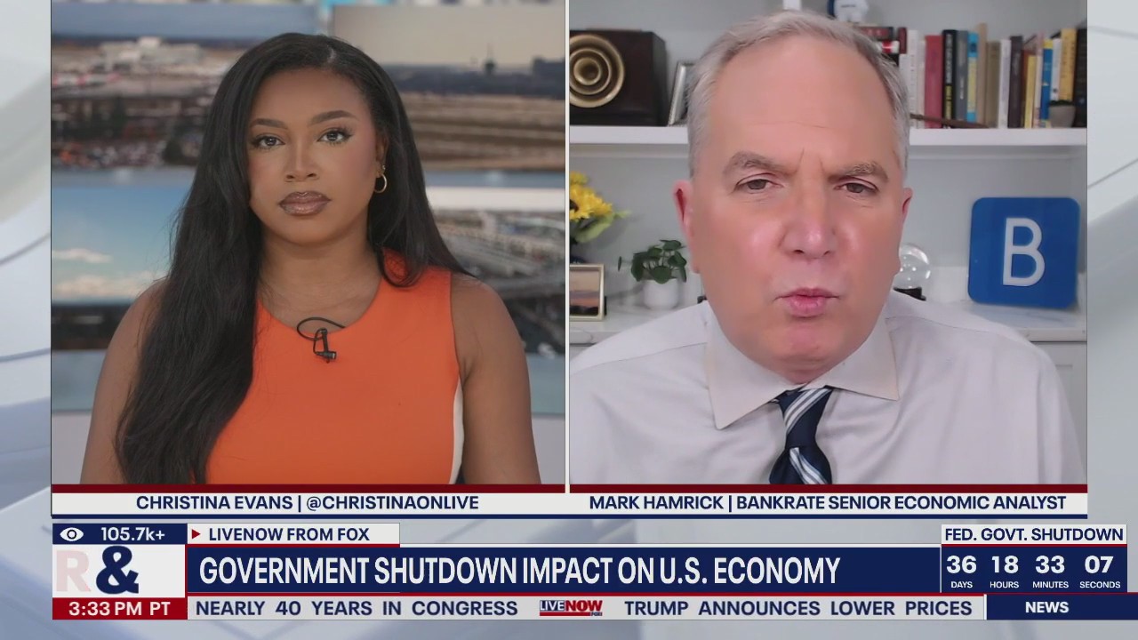Government shutdown impact on U.S. economy