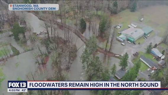 Washington flooding: Floodwaters remain high in north Puget Sound