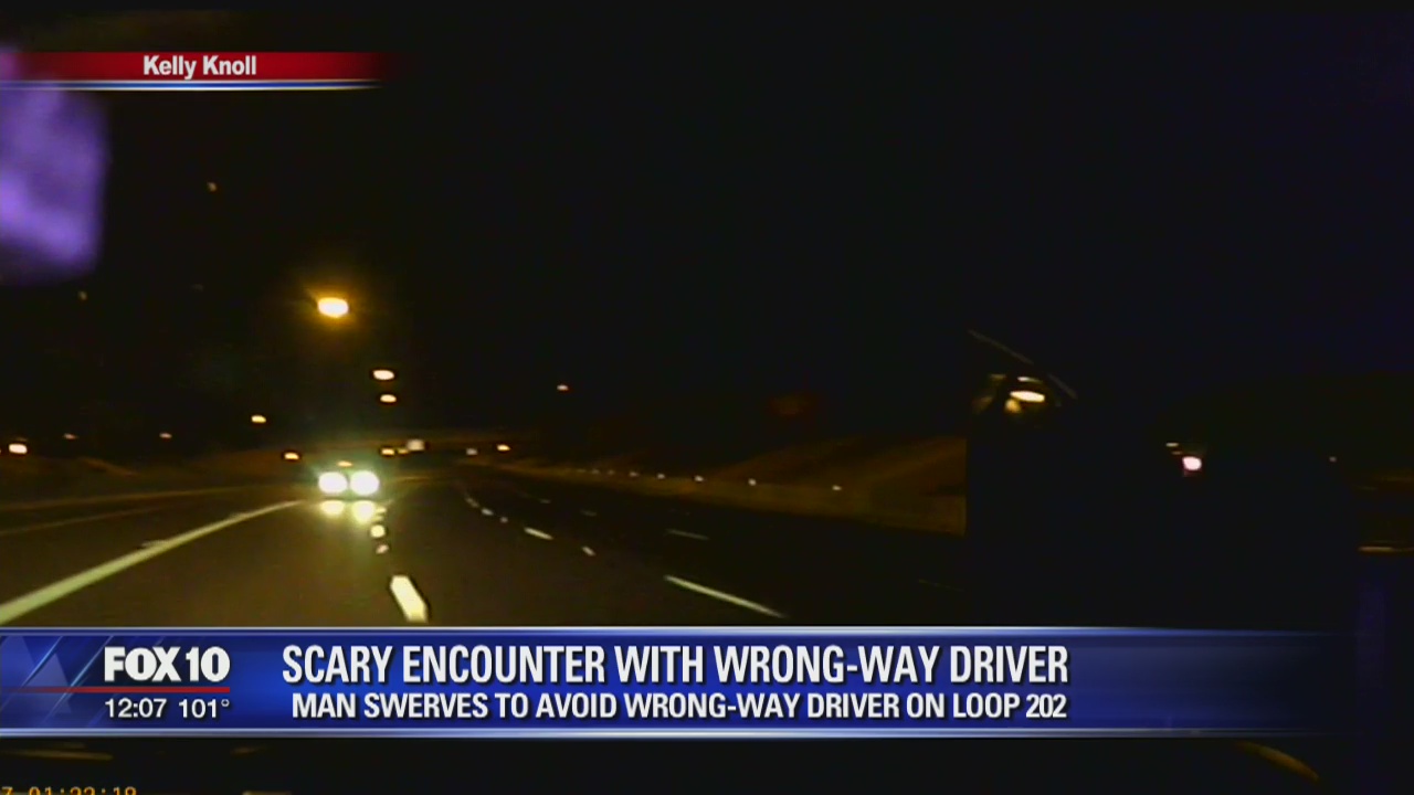 Mesa man's experience with wrong-way driver caught on camera