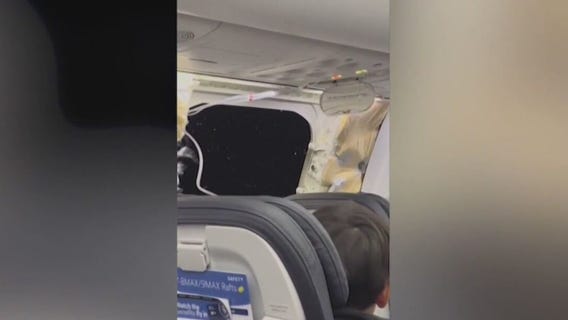 Alaska Airlines plane suffers fuselage blow out