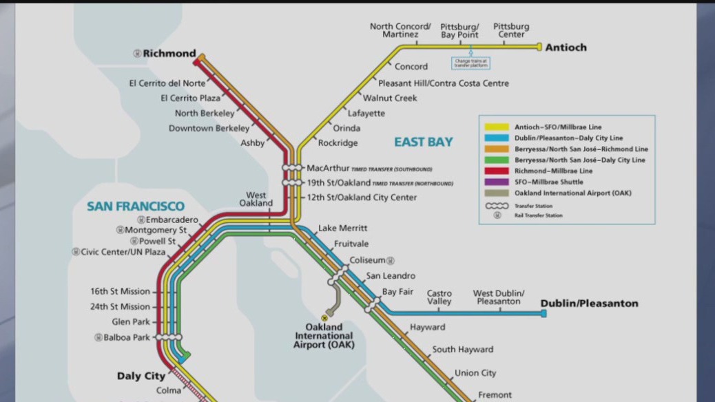 No BART service because of computer problem