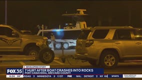 7 people injured after boat crash near Jetty Park