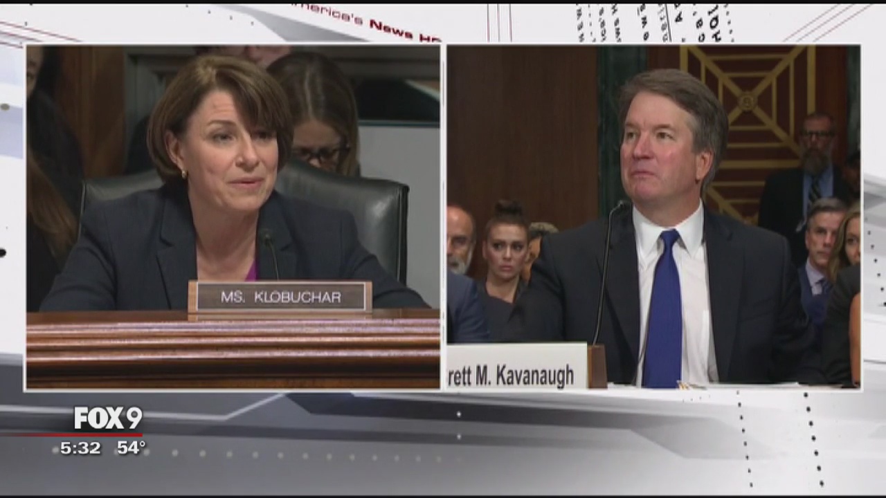Klobuchar says she approached senate judiciary hearings with 'civility' this week