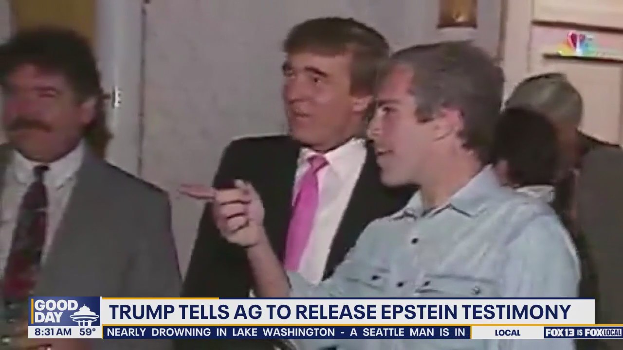 Trump tells AG to release Jeffrey Epstein testimony, vows to sue Wall Street Journal