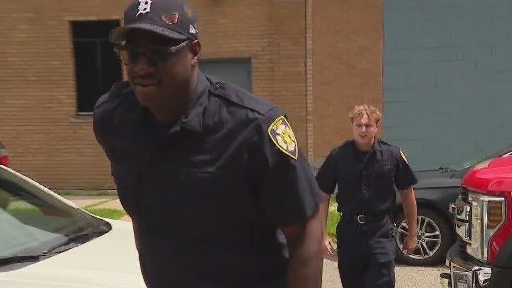 Detroit fire crew helps deliver woman's twins at home