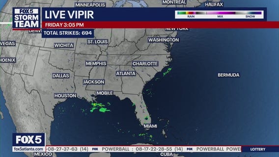 Friday afternoon forecast