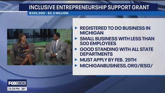 Inclusive Entrepreneurship Support Grant for between $250,000 - $2.5Million