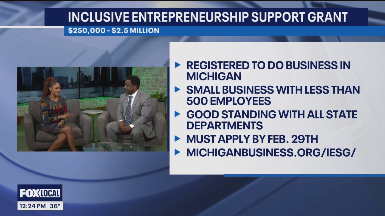Inclusive Entrepreneurship Support Grant for between $250,000 - $2.5Million