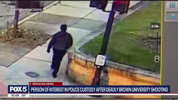 Police of interest in custody following deadly Brown University shooting