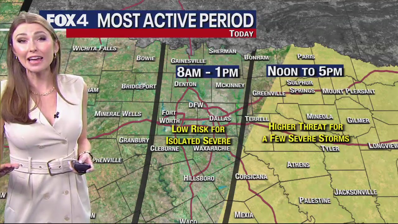 Dallas Weather: March 31 morning forecast