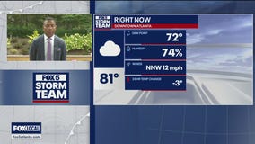 Thursday midday weather forecast