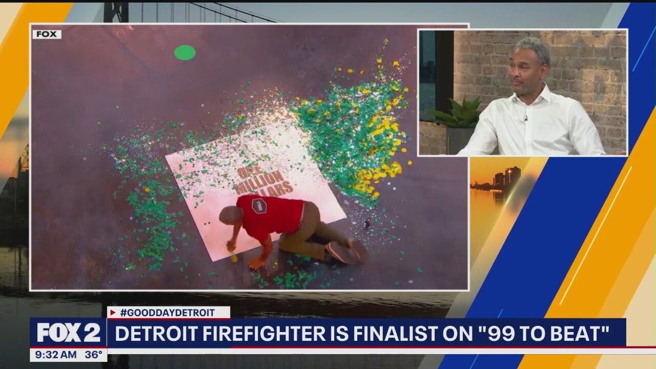 Detroit Firefighter is a finalist on Fox's "99 to Beat"