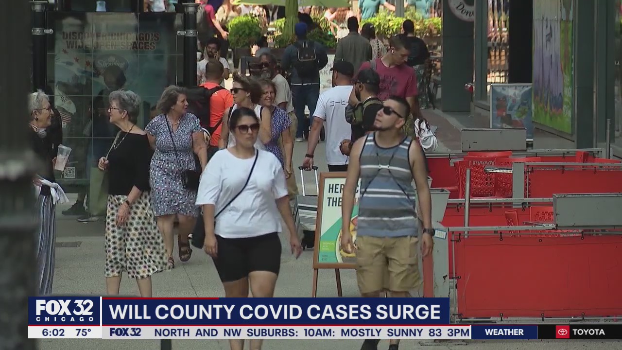 Will County sees 'substantial' risk for virus transmission as cases surge