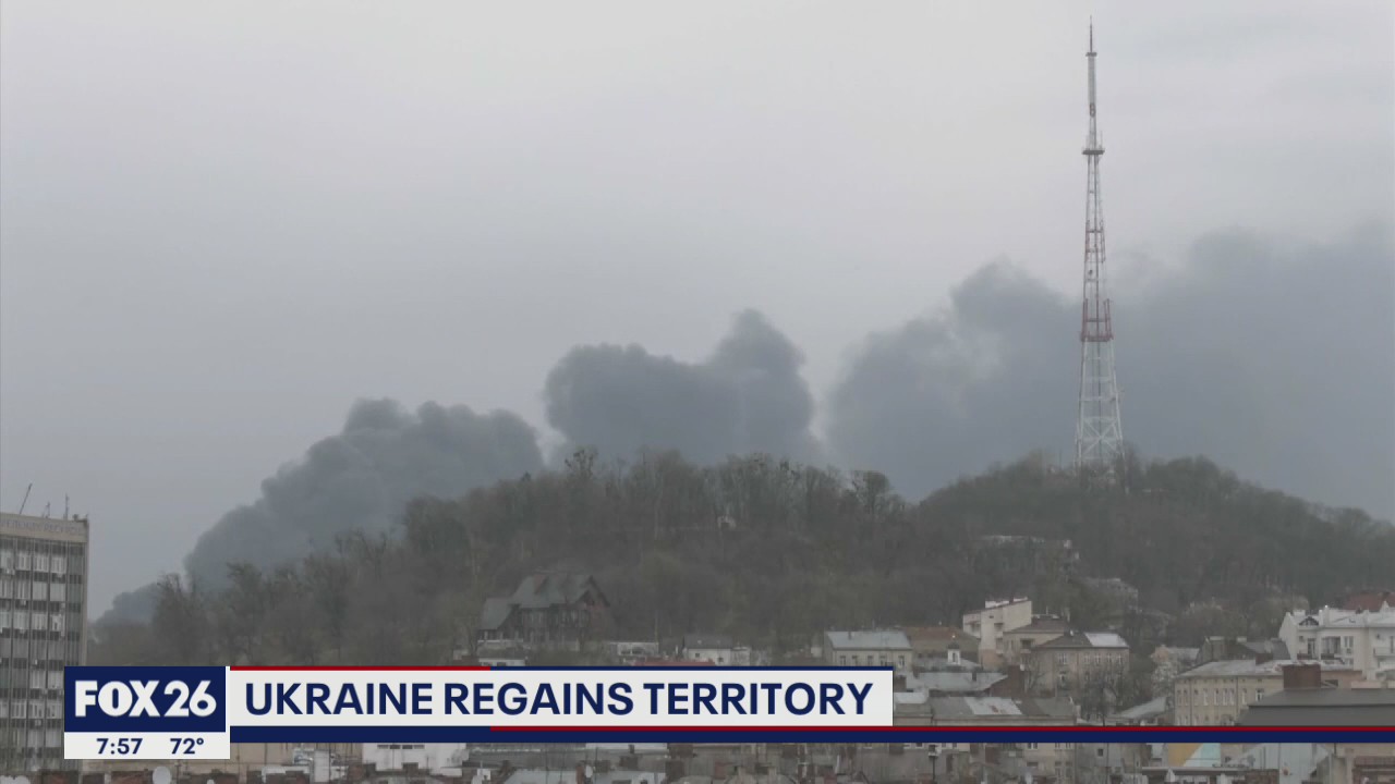 Ukraine regains territory