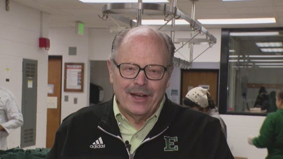 EMU gifts food box to man turned away at food drive