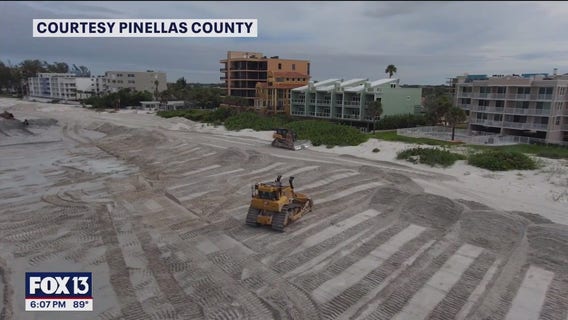 Pinellas County begins beach renourishment project