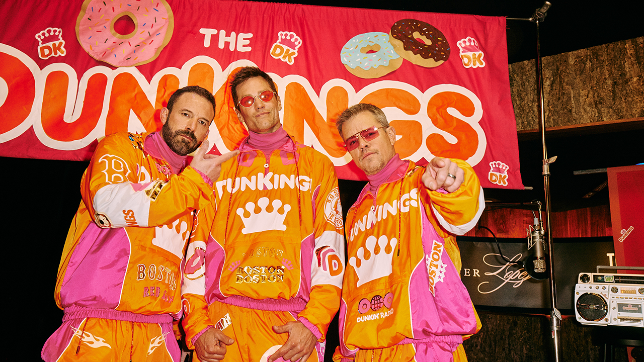 Dunkin' tracksuits sell out in minutes after Super Bowl ad