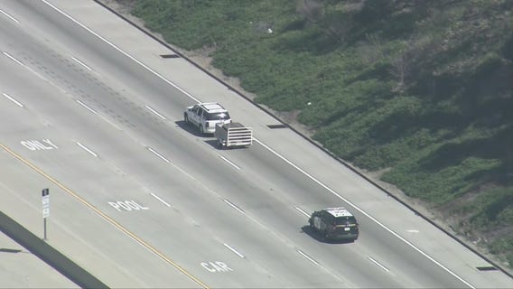 SUV leads CHP on a chase towards Rancho Cucamonga area