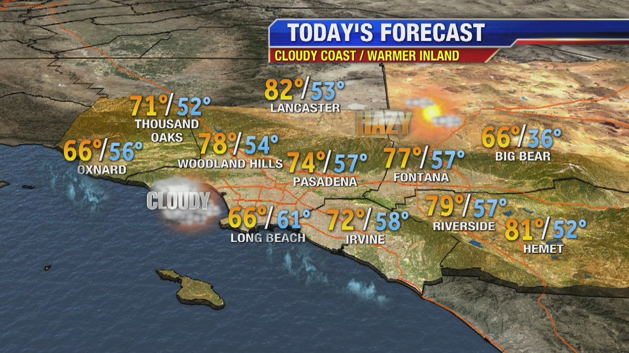 Maria's Wednesday morning forecast