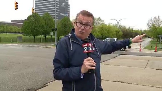 Four wheeler chase on I-75 ends at Stellantis HQ