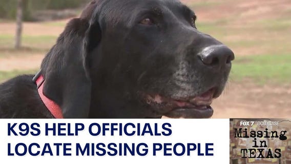 K9s help officials locate missing people