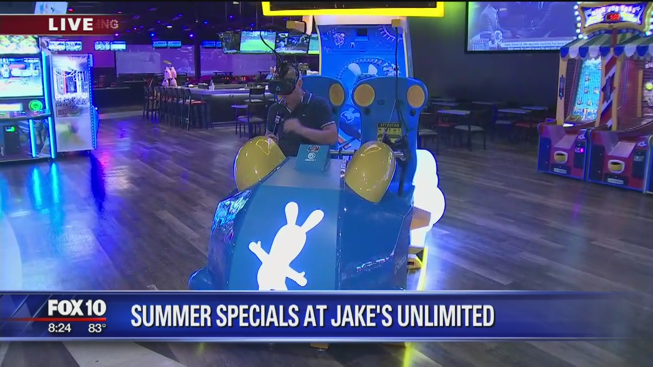Summer specials at Jake's Unlimited
