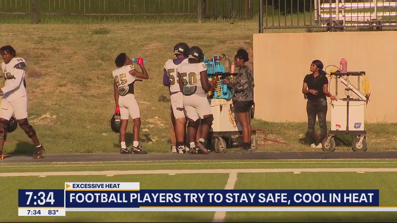 High school football season kicks off in excessive heat